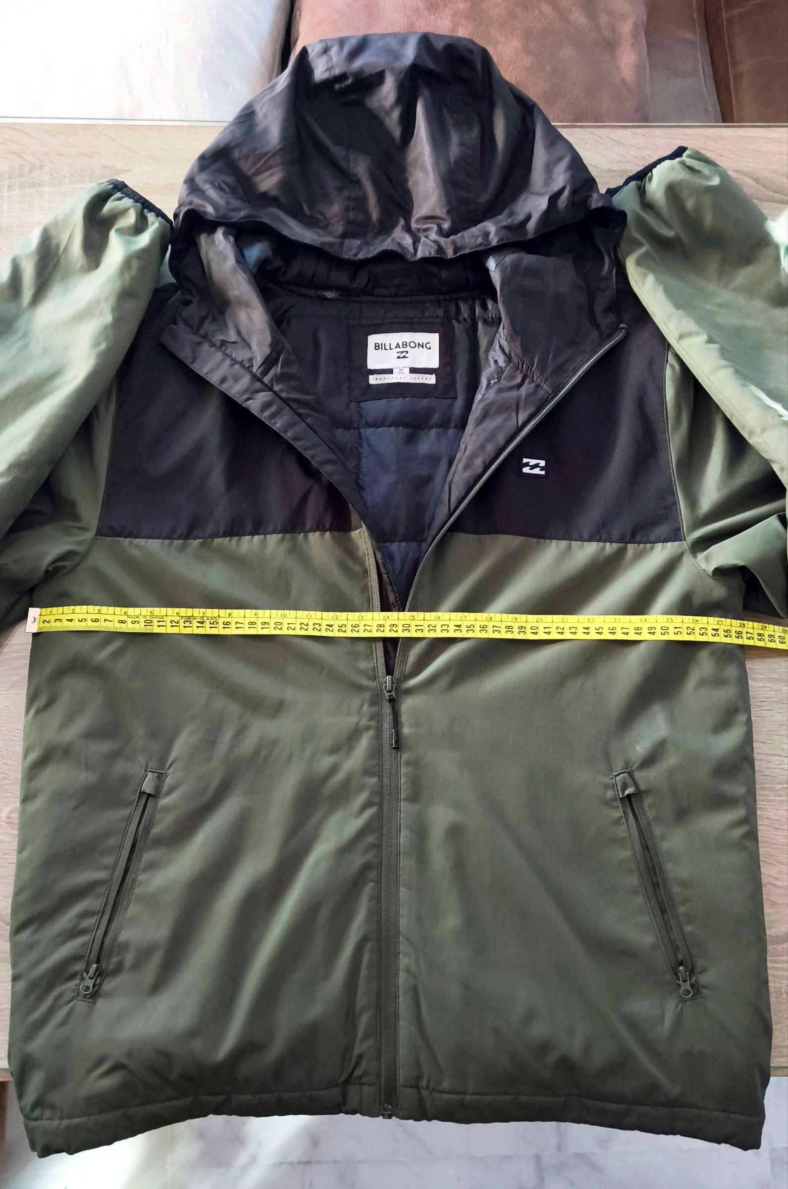 Billabong Transport Jacket - Maat M (Kaki Groen / Zwart) – photo 2